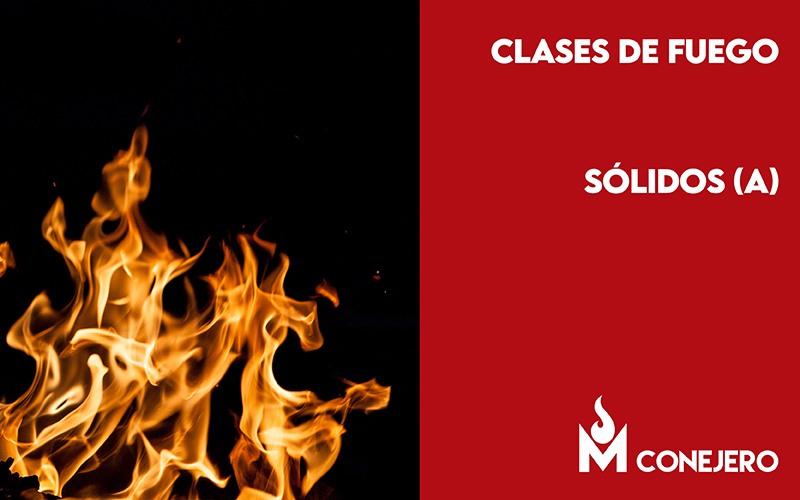 Clases de fuego según la naturaleza del combustible Sólidos (Clase A) Clases de fuego según la naturaleza del combustible Sólidos (Clase A)